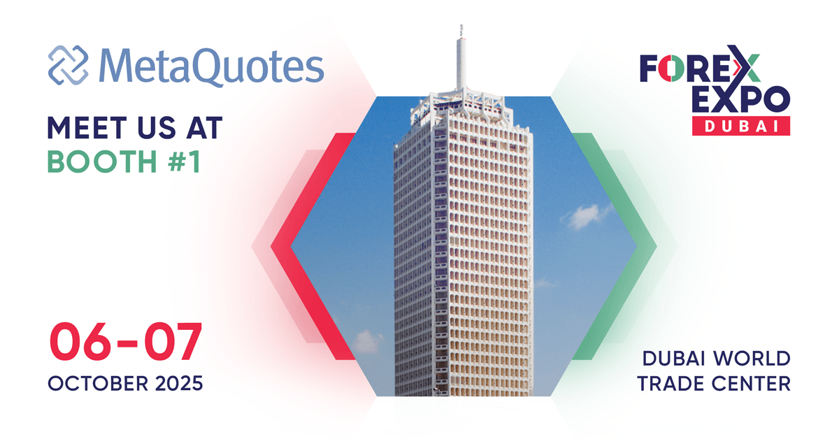 MetaQuotes 将参加 2025 年迪拜外汇博览会